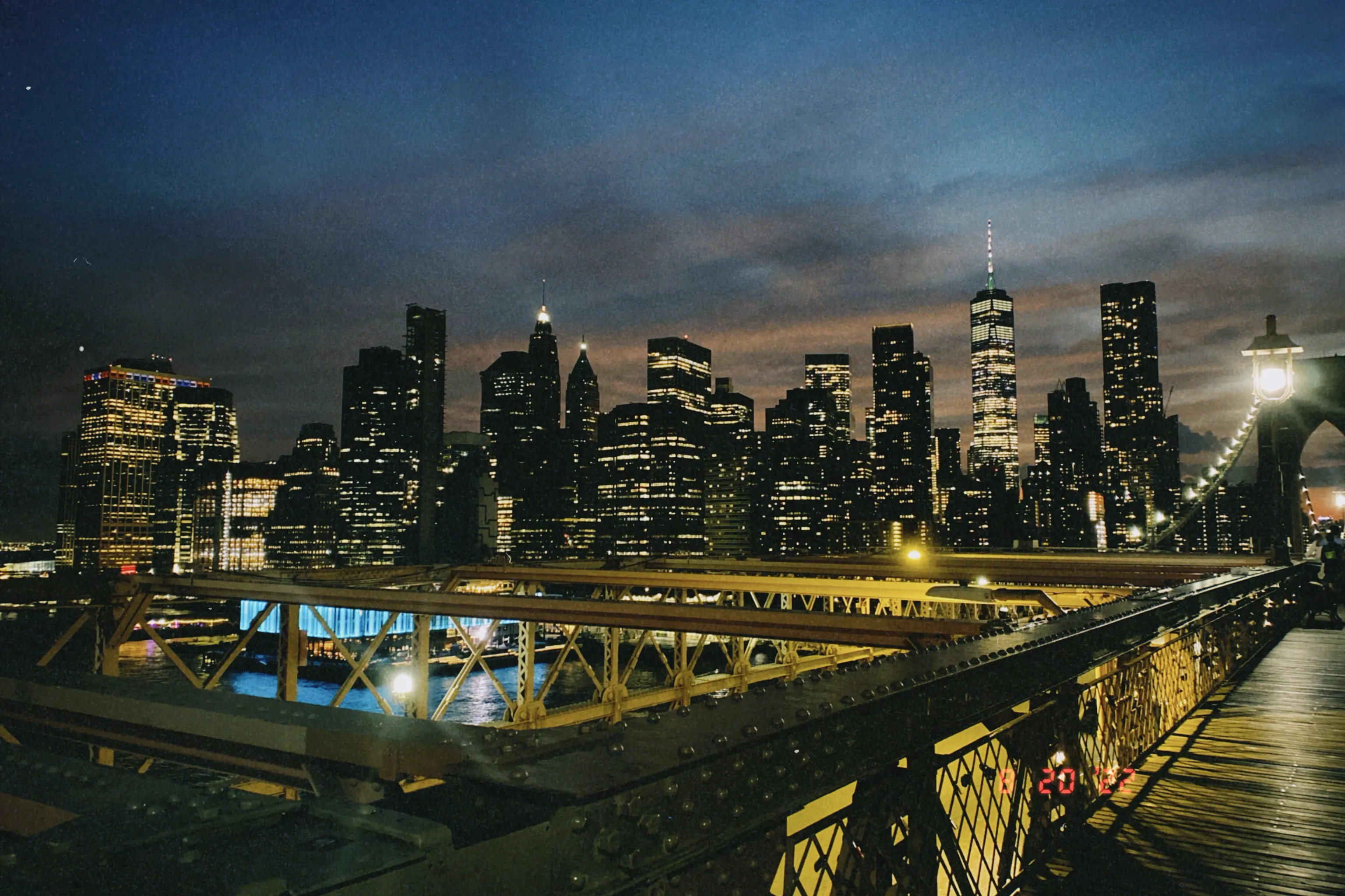 New York by night
