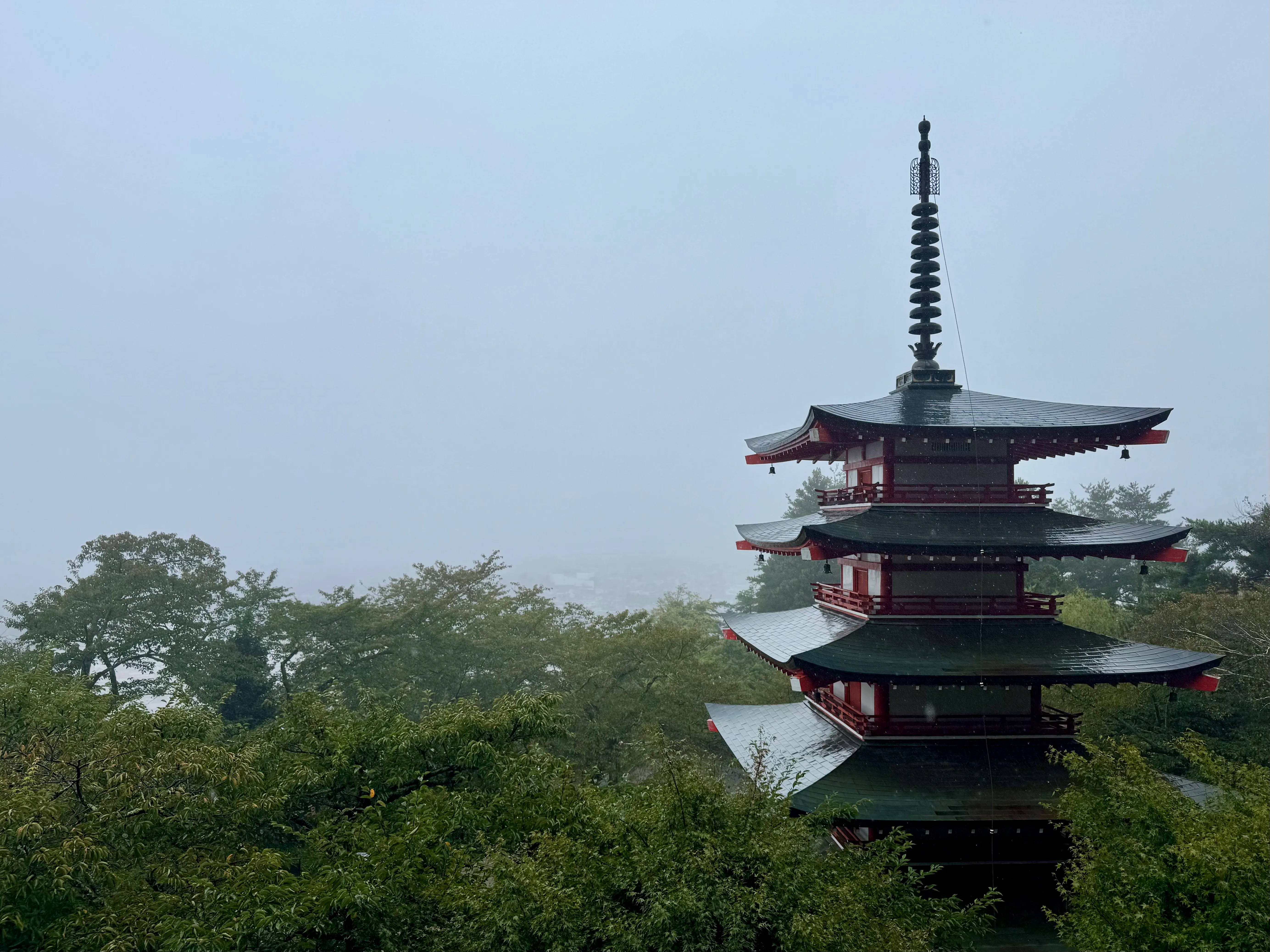 Pagode ohne Fuji