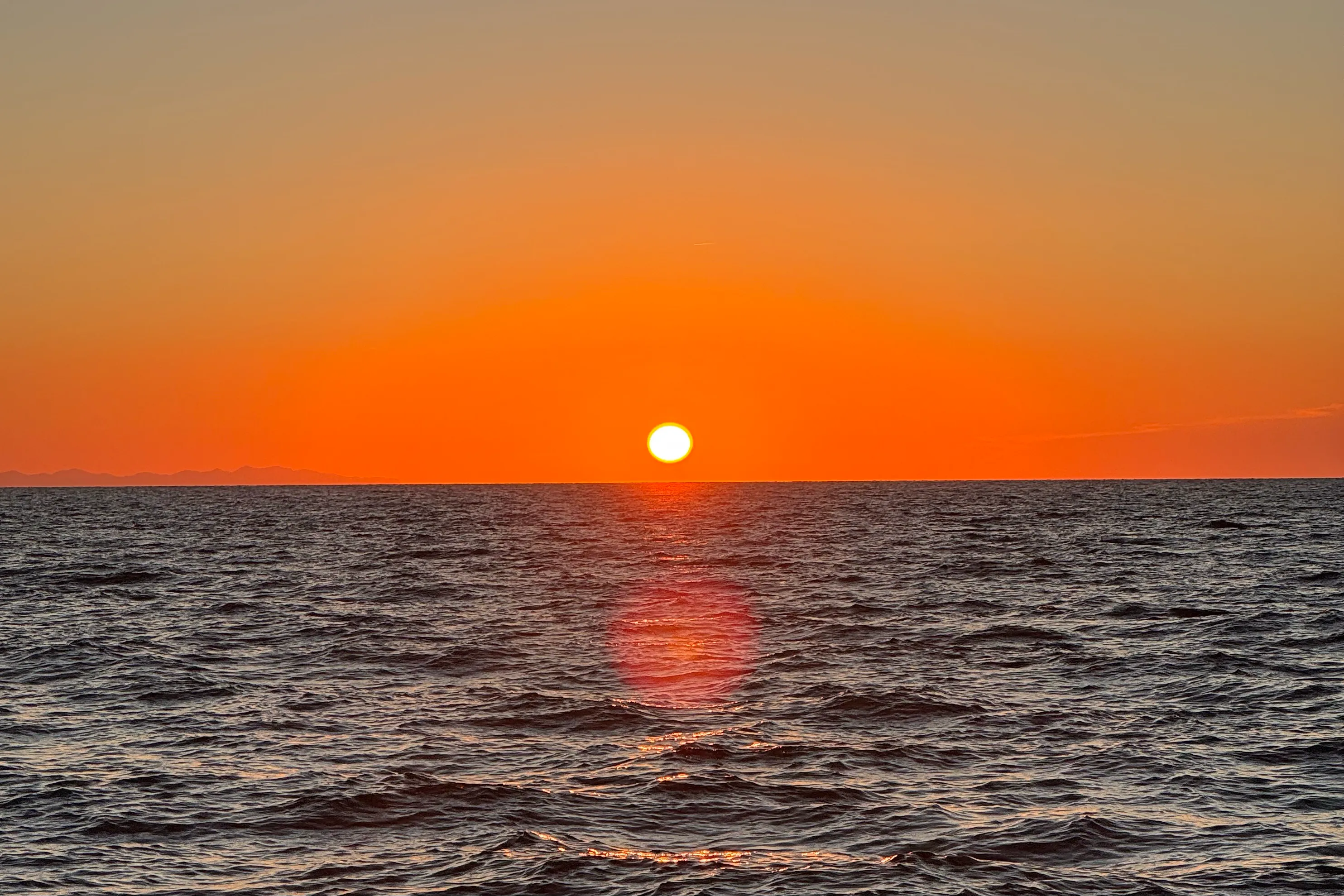 Sunset in San Vincenzo Italy